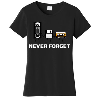 Never Forget Vintage Tapes Women's T-Shirt