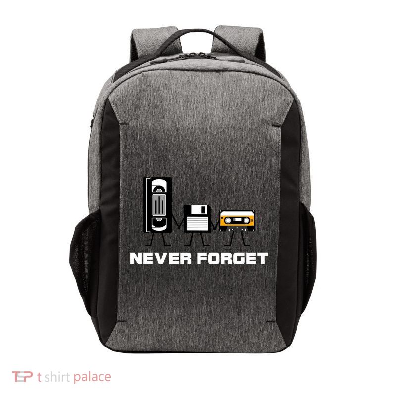 Never Forget Vintage Tapes Vector Backpack