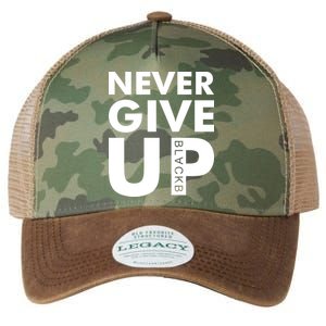 Never Give Up Black Liverpool Legacy Tie Dye Trucker Hat