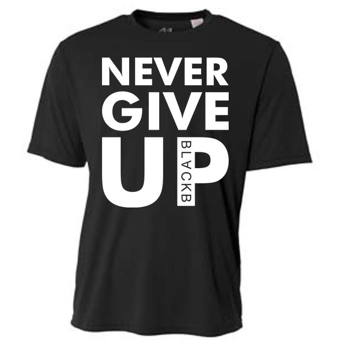 Never Give Up Black Liverpool Cooling Performance Crew T-Shirt