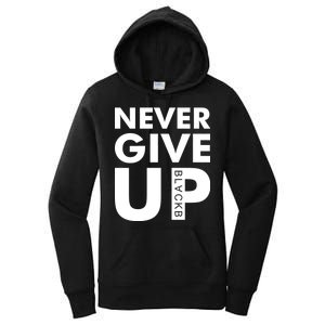 Never Give Up Black Liverpool Women's Pullover Hoodie