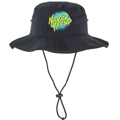 Never Give Up Motivational Bucket Hat