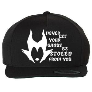 Never Let Your Wings Be Stolen Wool Snapback Cap