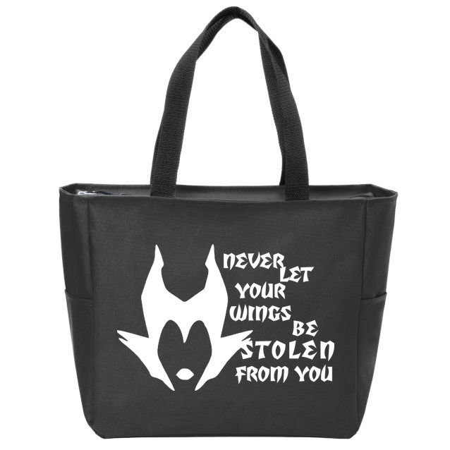 Never Let Your Wings Be Stolen Zip Tote Bag