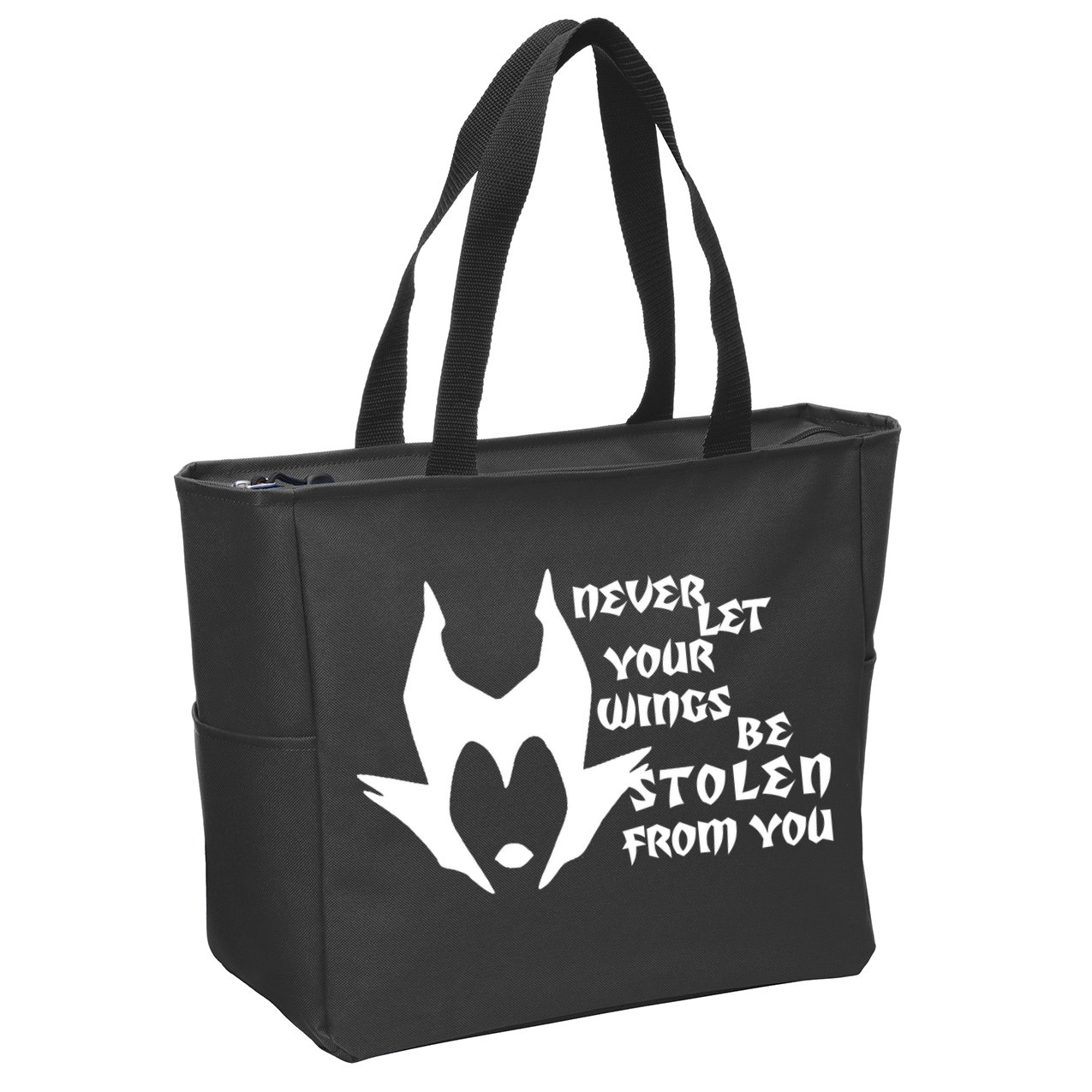 Never Let Your Wings Be Stolen Zip Tote Bag