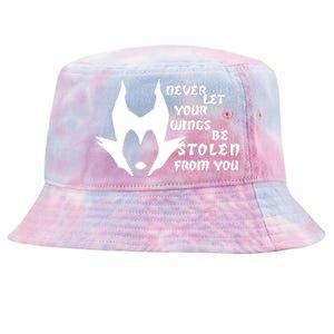 Never Let Your Wings Be Stolen Tie-Dyed Bucket Hat