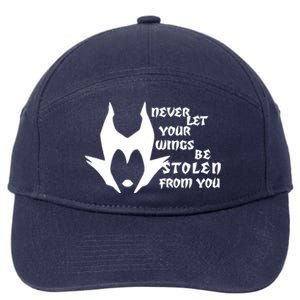 Never Let Your Wings Be Stolen 7-Panel Snapback Hat