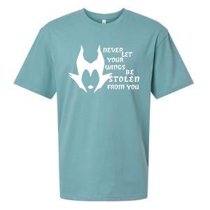 Never Let Your Wings Be Stolen Sueded Cloud Jersey T-Shirt