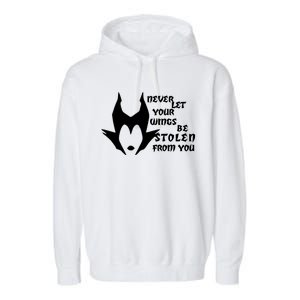 Never Let Your Wings Be Stolen Garment-Dyed Fleece Hoodie