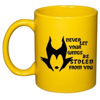 Never Let Your Wings Be Stolen 11oz C Handle Ceramic Mug
