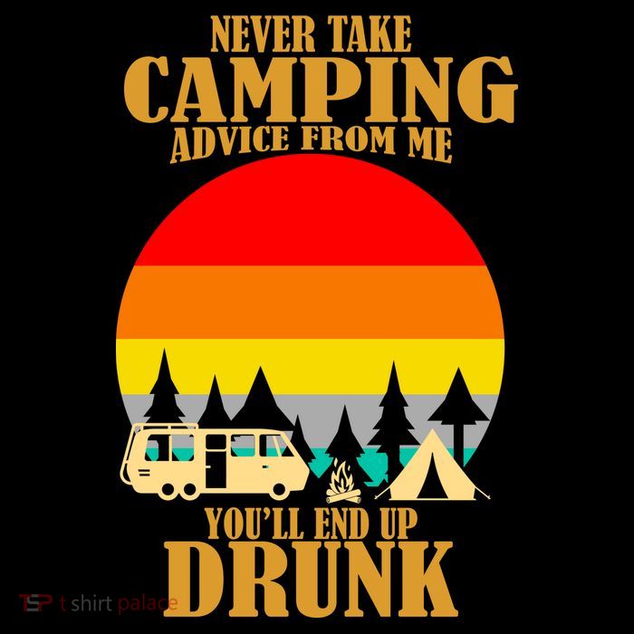 Never Take Camping Advice From Me You'll End Up Drunk Pom Pom 12in Knit Beanie