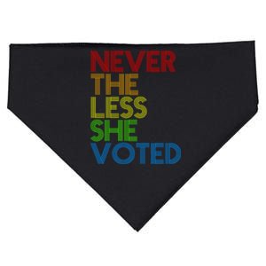 Never The Less She Voted USA-Made Doggie Bandana