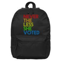 Never The Less She Voted 16 in Basic Backpack