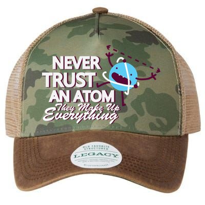 Never Trust An Atom Legacy Tie Dye Trucker Hat