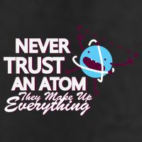 Never Trust An Atom Adult Drive Performance Visor