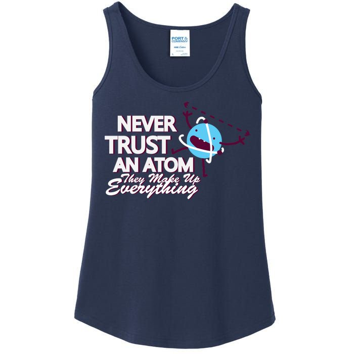 Never Trust An Atom Ladies Essential Tank