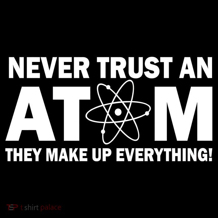 Never Trust An Atom They Make Up Everything Pom Pom 12in Knit Beanie
