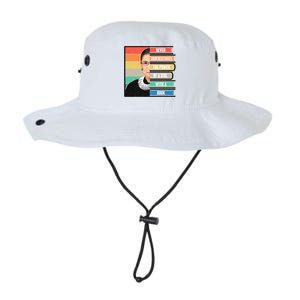 Never Underestimate A Girl With A Book RBG Tribute Legacy Cool Fit Booney Bucket Hat