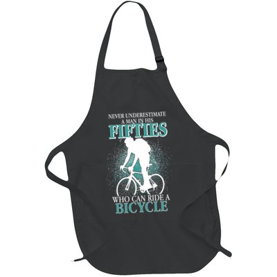 Never Underestimate A Man In His Fifties Who Can Ride A Bicycle Apron
