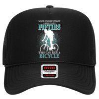 Never Underestimate A Man In His Fifties Who Can Ride A Bicycle Trucker Hat