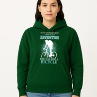 Never Underestimate A Man In His Seventies Who Can Ride A Bicycle Hoodie