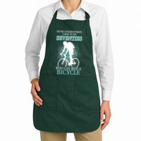 Never Underestimate A Man In His Seventies Who Can Ride A Bicycle Apron