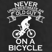 Never Underestimate An Old Guy On A Bike 25L Jumbo Tote