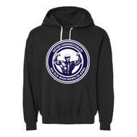 Never Underestimate An Old Man Born In April Garment-Dyed Fleece Hoodie