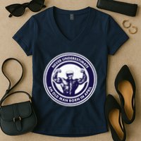 Never Underestimate An Old Man Born In April Women's V-Neck T-Shirt