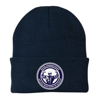 Never Underestimate An Old Man Born In August Beanie