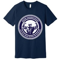 Never Underestimate An Old Man Born In August Premium T-Shirt