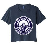 Never Underestimate An Old Man Born In August Crop Top