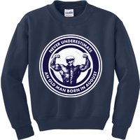 Never Underestimate An Old Man Born In August Kids Sweatshirt