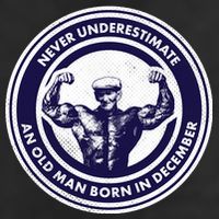 Never Underestimate An Old Man Born In December Tumbler