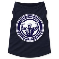 Never Underestimate An Old Man Born In December Doggie Tank