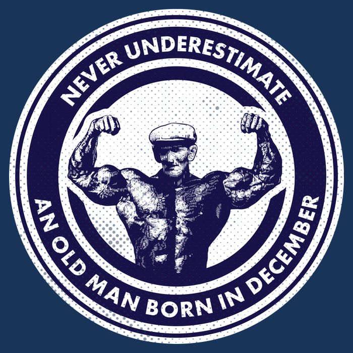 Never Underestimate An Old Man Born In December Baby Bodysuit
