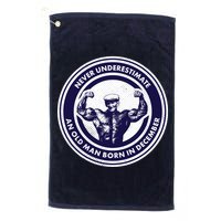 Never Underestimate An Old Man Born In December Golf Towel
