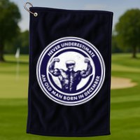 Never Underestimate An Old Man Born In December Golf Towel