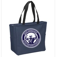 Never Underestimate An Old Man Born In December Zip Tote Bag