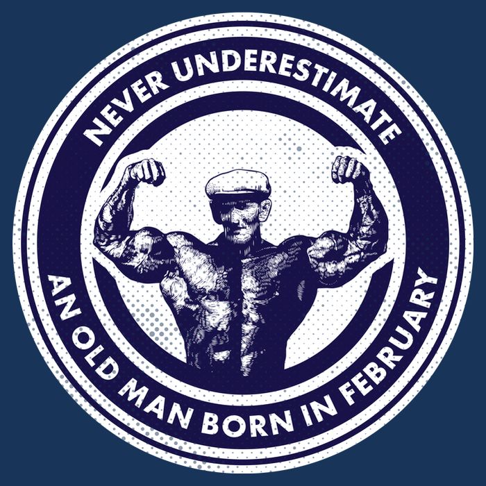 Never Underestimate An Old Man Born In February  16 in Basic Backpack