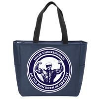 Never Underestimate An Old Man Born In February  Zip Tote Bag