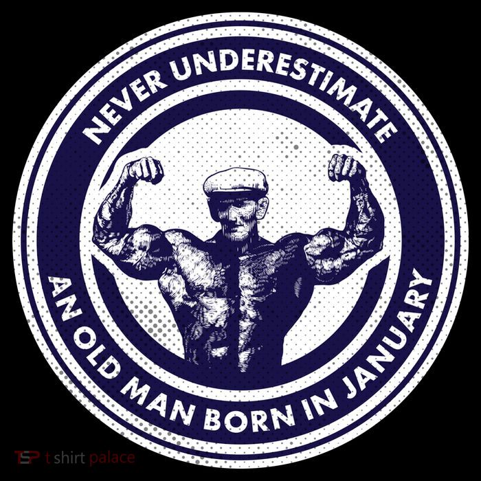 Never Underestimate An Old Man Born In January City Backpack