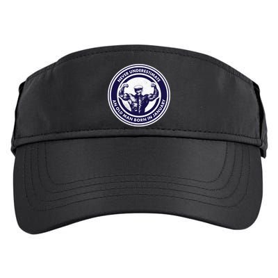 Never Underestimate An Old Man Born In January Adult Drive Performance Visor