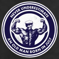 Never Underestimate An Old Man Born In July Tumbler