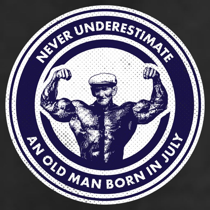 Never Underestimate An Old Man Born In July Tumbler