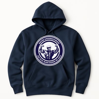 Never Underestimate An Old Man Born In July Hoodie