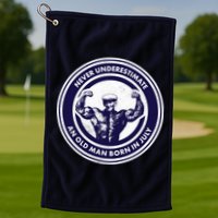 Never Underestimate An Old Man Born In July Golf Towel