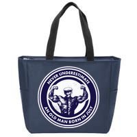 Never Underestimate An Old Man Born In July Zip Tote Bag