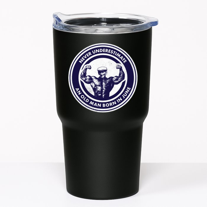Never Underestimate An Old Man Born In June Tumbler
