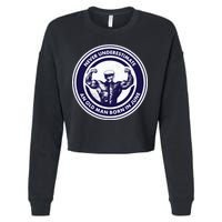 Never Underestimate An Old Man Born In June Cropped Pullover Crew